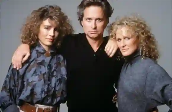 Anne Archer, Michael Douglas und Glenn Close im Film „Eine verhängnisvolle Affäre“