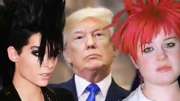 Frisur Pannen Stars Bill Kaulitz,  Kelly Osbourne, Donald Trump