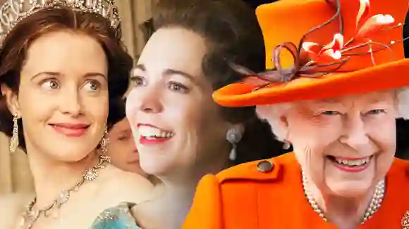 Olivia Colman,  Claire Foy, Queen Elisabeth II. Stars die Queen gespielt haben