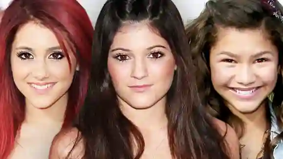 Ariana Grande, Kylie Jenner, Zendaya  2010 noch Kinder