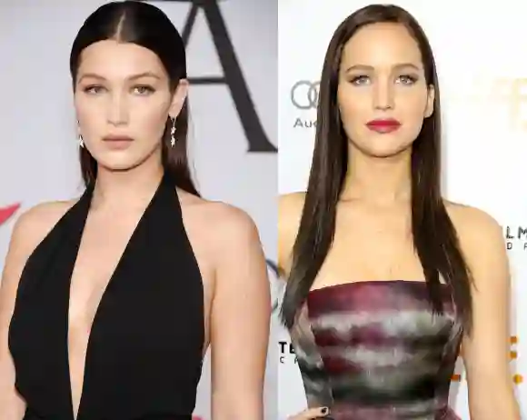 Promi-Zwillinge: Bella Hadid und Jennifer Lawrence