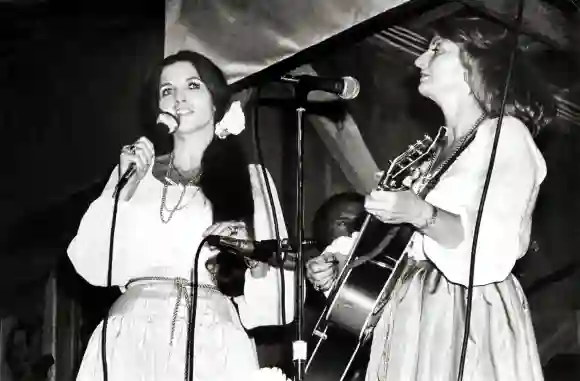 June Carter Cash und Maybelle Carter im Jahr 1985