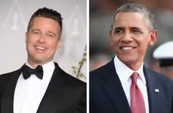 Brad Pitt und Barack Obama