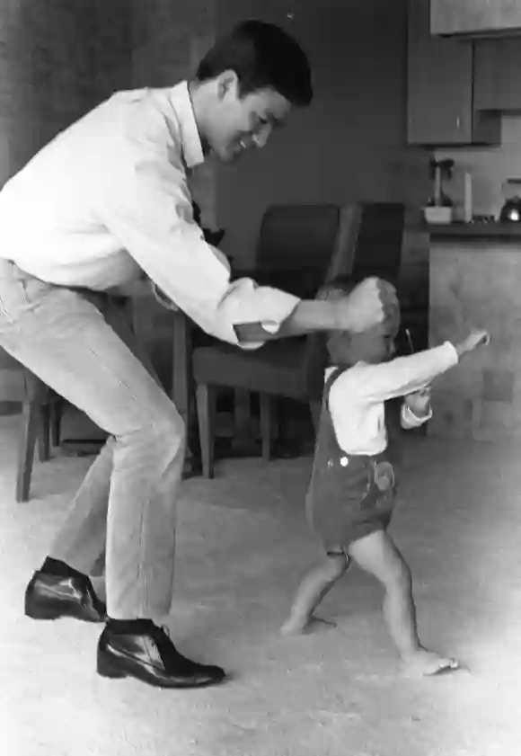 Bruce Lee und sein Sohn Brandon Lee