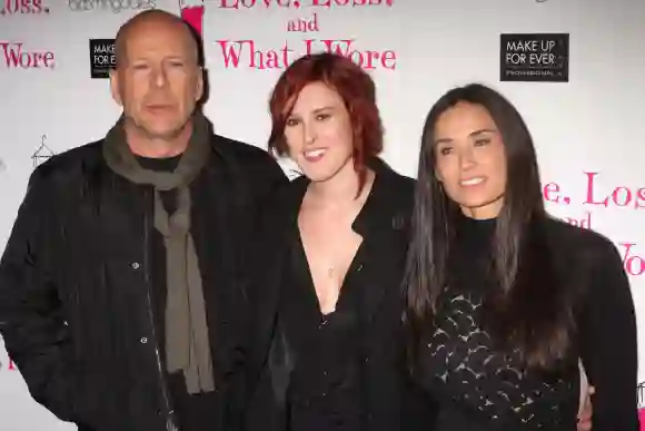 Bruce Willis, Demi Moore und ihre Tochter Rumer