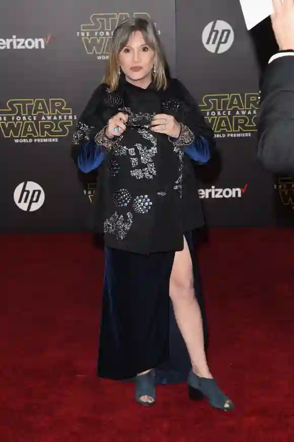 Carrie Fisher auf der "Star Wars: Episode VII - Das Erwachen der Macht"-Premiere