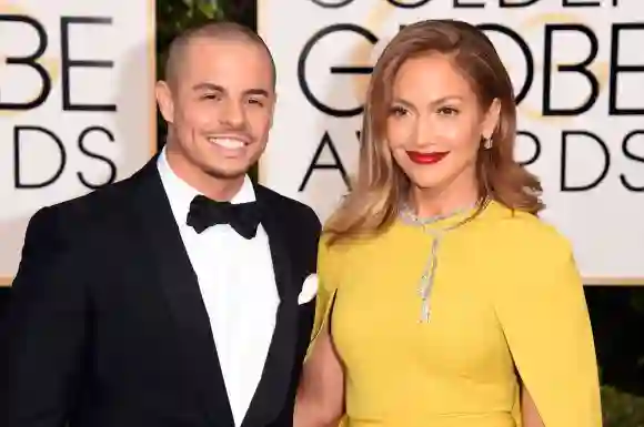 Casper Smart und Jennifer Lopez bei den Golden Globes