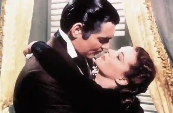 Clark Gable und Vivien Leigh in " Vom Winde verweht" 1939
