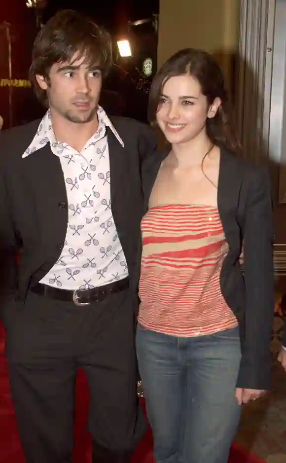 Colin Farrell und Amelia Warner im Jahr 2000