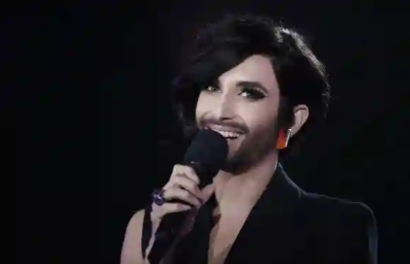 Conchita Wurst beim zweiten ESC-Halbfinale in Wien