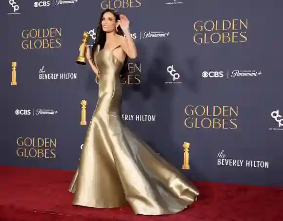 Demi Moore gewinnt ihren ersten Golden Globe