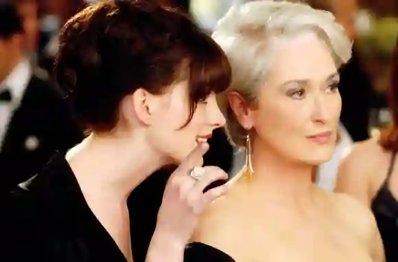 Anne Hathaway und Meryl Streep in „Der Teufel trägt Prada“
