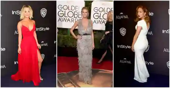 Die Looks der Golden Globes: Kaley Cuoco, Heidi Klum, Jennifer Lopez