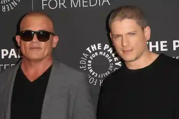 Dominic Purcell und Wentworth Miller bei der Premiere der fünften Staffel von "Prison Break"