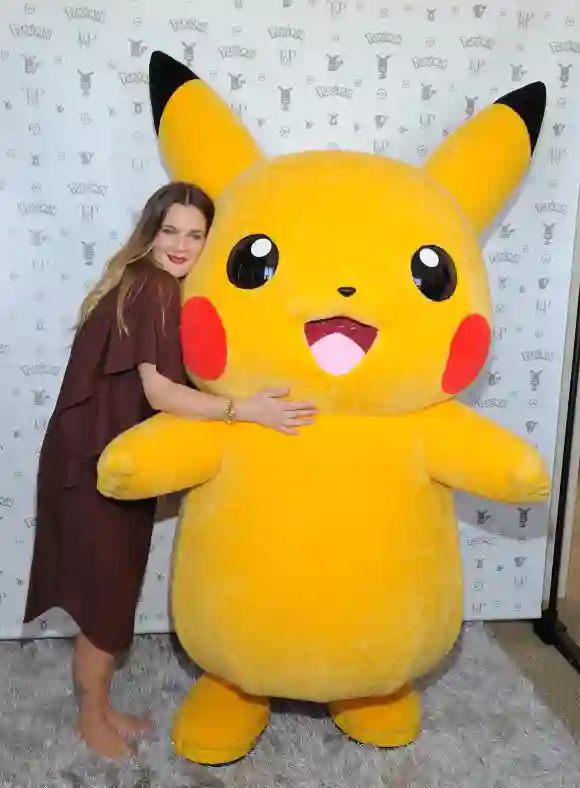Drew Barrymore und Pikachu