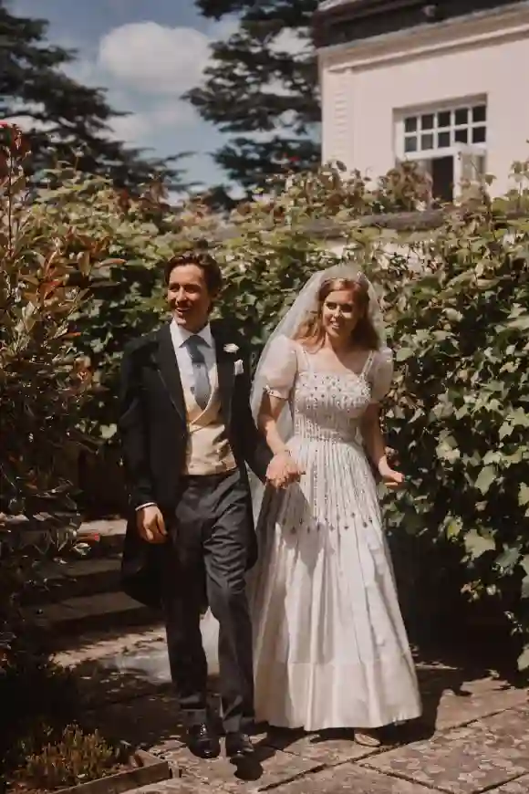 Prinzessin Beatrice und Edoardo Mapelli Mozzi an ihrem Hochzeitstag, 17. Juli 2020.