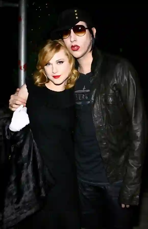 Evan Rachel Wood Marilyn Manson 2007 Paar