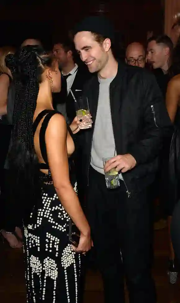 Sängerin FKA Twigs zusammen mit ihrem Freund Robert Pattinson auf der After-Show-Party der Brit-Awards