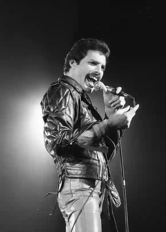 Queen-Leadsänger Freddie Mercury im Jahr 1980