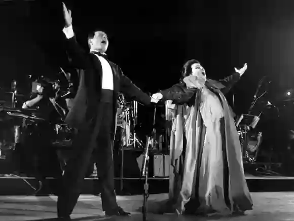 Freddie Mercury und Monteserrat Caballe