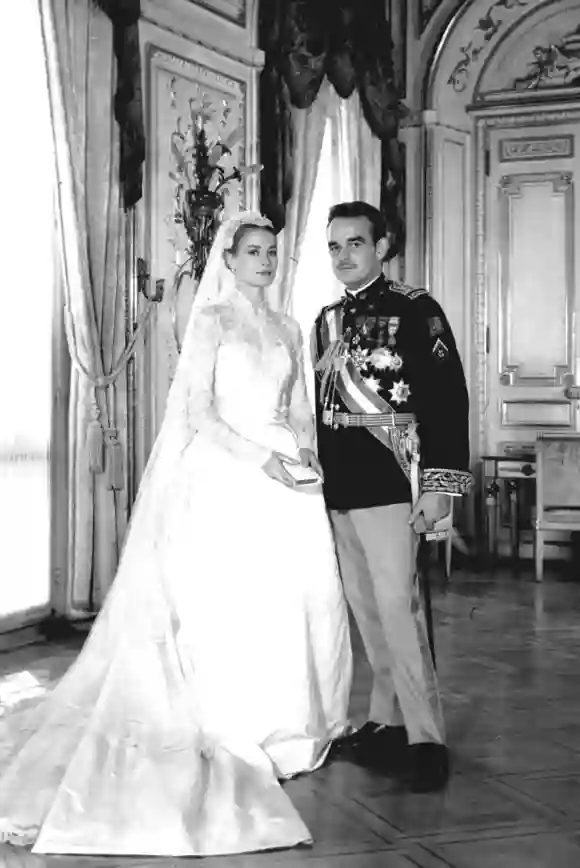 Rainier von Monaco mit seiner Frau Grace Kelly