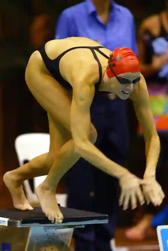 Fürstin Charlène von Monaco früher Schwimmen