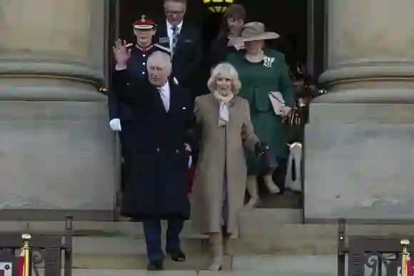 König Charles und Königin Camilla besuchen Greater Manchester
