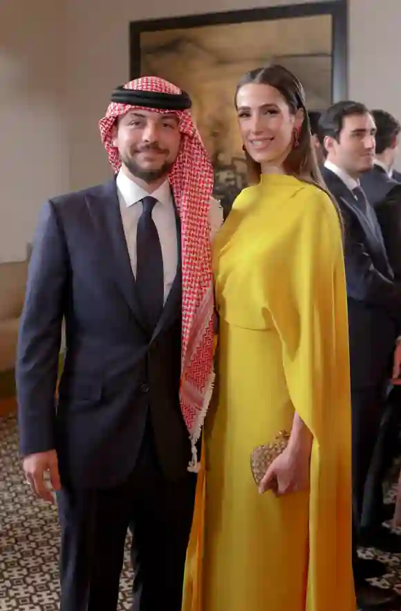 Prinz Al Hussein und Rajwa Khalid Alseif