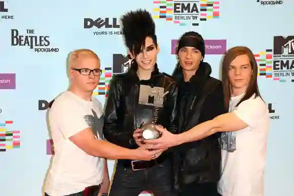 Gustav Schäfer, Bill Kaulitz, Georg Listing and Tom Kaulitz