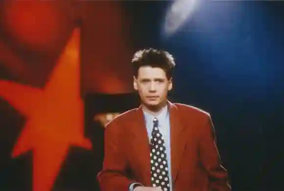 Günther Jauch beim Start von "Stern TV" 1990