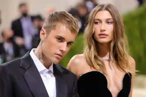 Justin Bieber und Hailey Bieber bei der Met Gala 2021