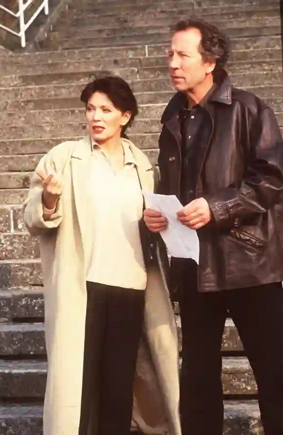 Hartmut Becker und Iris Berben in „Rosa Roth"