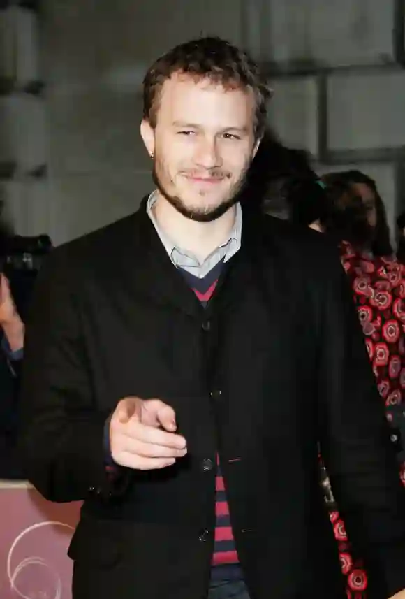 Heath Ledger (The Joker in Dark Knight) kommt am 18. Februar 2006 zur London Party im Spencer House in London, England.