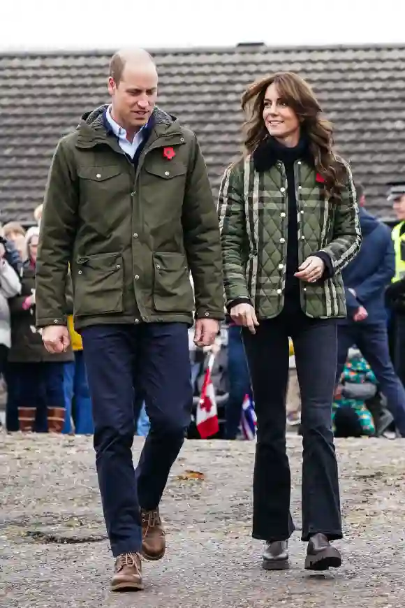 Herzogin Kate und Prinz William bei einem Besuch in Schottland