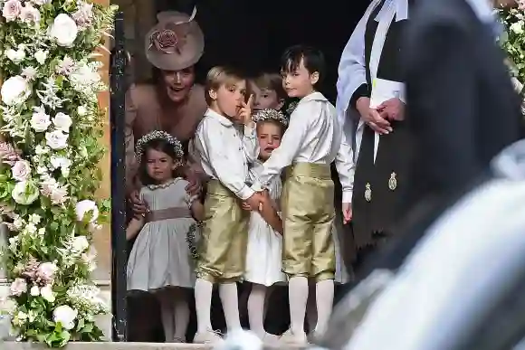 Herzogin Kate und Prinzessin Charlotte bei Pippas Hochzeit
