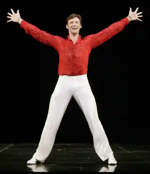 Hugh Jackman auf der Bühne von „The Boy from Oz“ am Broadway 2003