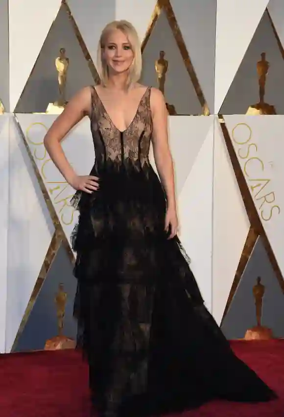 Jennifer Lawrence in Dior bei den Oscars 2016