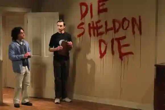 Johnny Galecki und Jim Parsons in einer Szene aus der Serie 'The Big Bang Theory'
