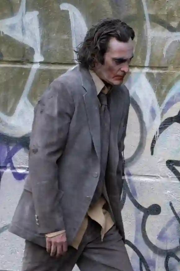 Joaquin Phoenix bei den Dreharbeiten zu "Joker: Folie à Deux"