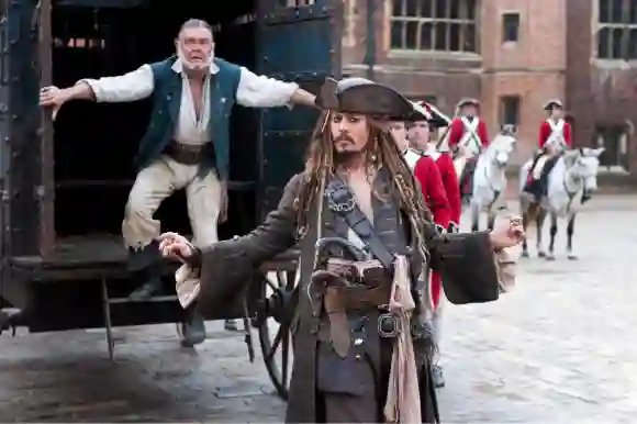 Johnny Depp als „Captain Jack Sparrow“ in „Fluch der Karibik“