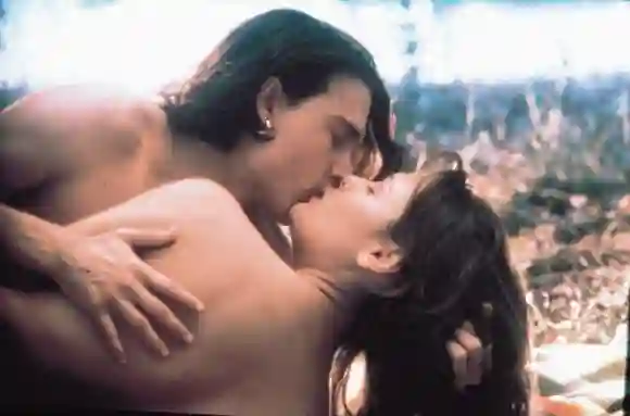 Johnny Depp und Faye Dunaway in "Don Juan de Marco" 1995