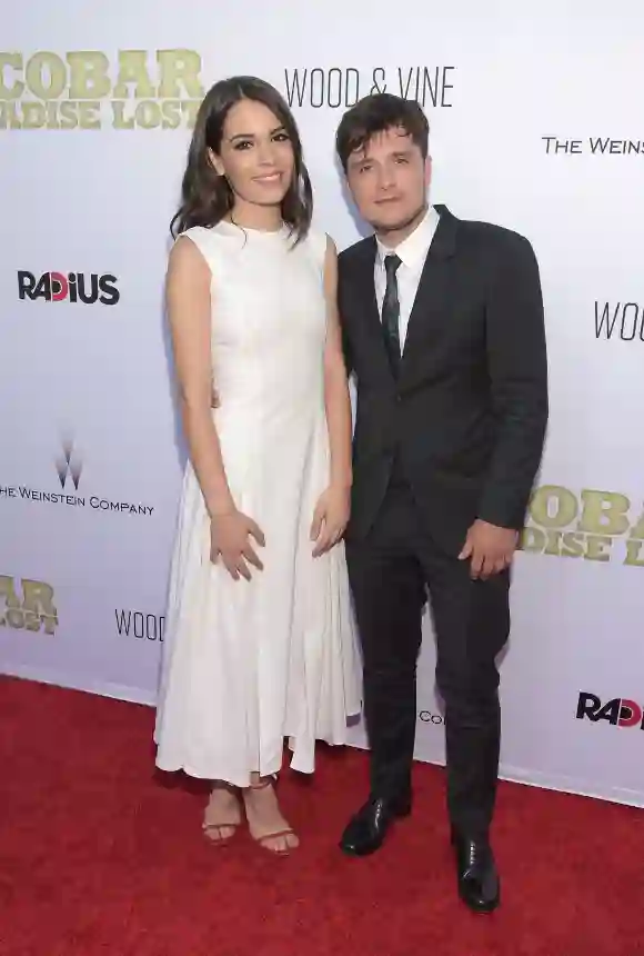 Josh Hutcherson zeigt seine Freundin Claudia Traisac auf der Premiere zu "Escobar"