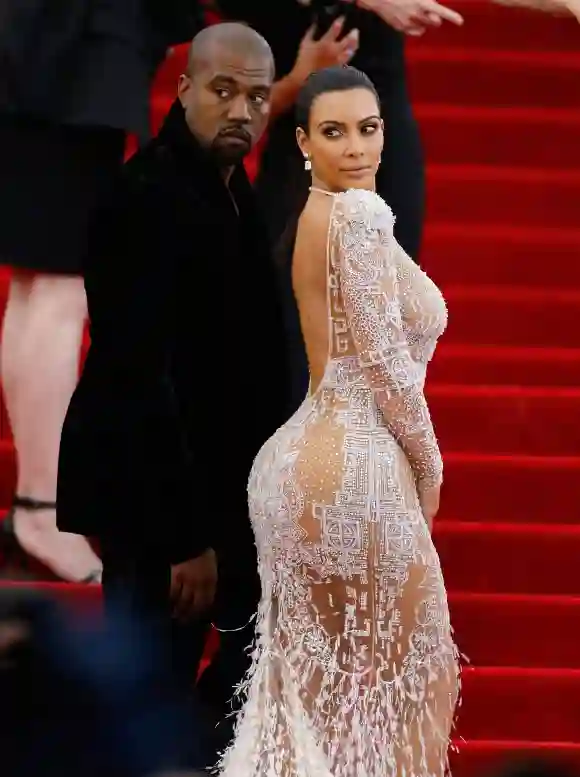 Kanye West und Kim Kardashian auf der Met Gala 2015
