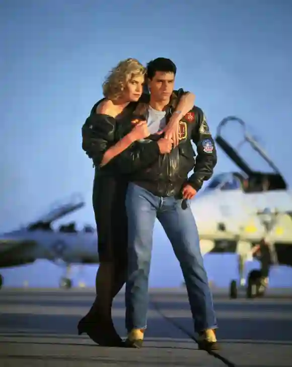Kelly McGillis und Tom Cruise in "Top Gun" 1986