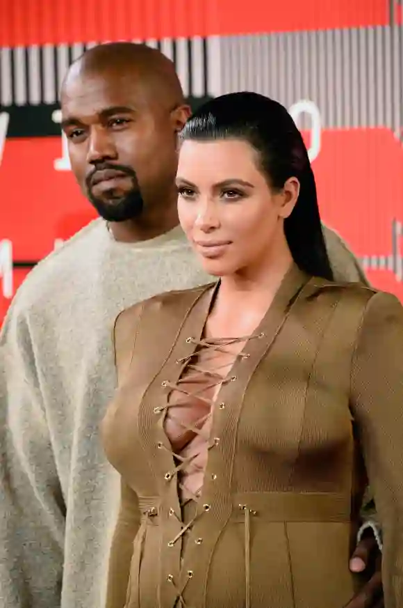 Kanye West mit Ehefrau Kim Kardashian