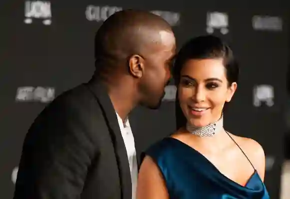 Kim Kardashian und ihr Ehemann, der Musiker Kanye West, kommen zur LACMA Art + Film Gala 2014 zu Ehren des Filmregisseurs Quentin Tarantino.