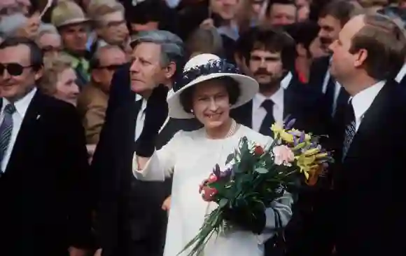 Königin Elizabeth 1978 zu Besuch in Berlin Staatsbesuch Deutschland