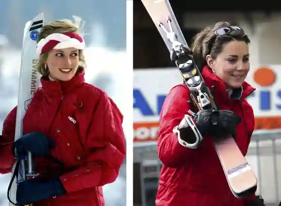 Beide sportbegeistert: Lady Diana und Herzogin Kate