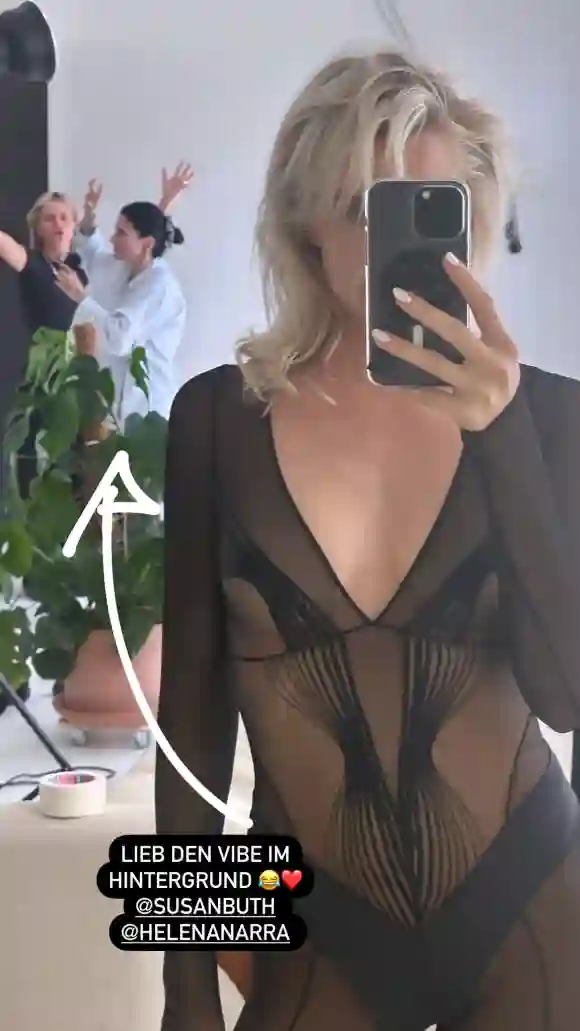 lena gercke transparent shooting