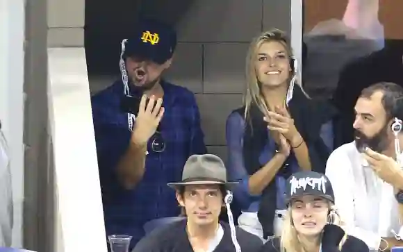 Leonardo DiCaprio und Kelly Rohrbach beim US-Open-Finale 2015 in New York